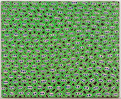 Becoming Old in the Flower Garden 千古的花園 di Yayoi Kusama, Pittura in vendita su Singulart