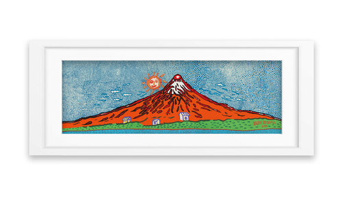 Fuji Mountain (Framed) di Yayoi Kusama, Stampa in vendita su Singulart