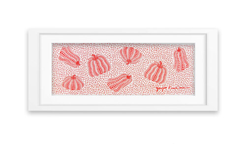 Pumpkin Red (Framed) di Yayoi Kusama, Stampa in vendita su Singulart
