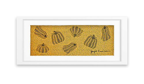 Pumpkin Yellow (Framed) di Yayoi Kusama, Stampa in vendita su Singulart