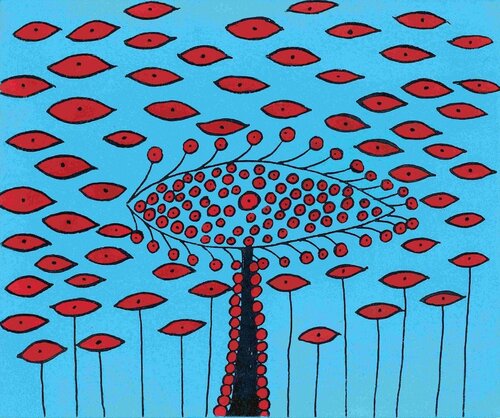 Sunset di Yayoi Kusama, Stampa in vendita su Singulart