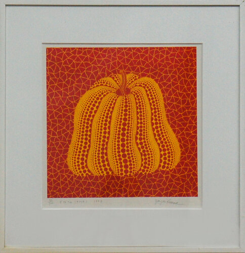 Pumpkin (RYSQ) di Yayoi Kusama, Pittura in vendita su Singulart
