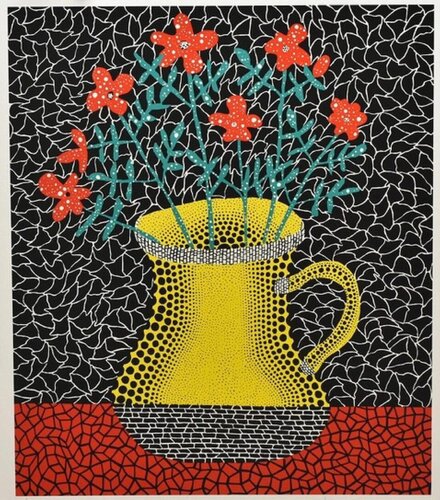 Flowers di Yayoi Kusama, Stampa in vendita su Singulart