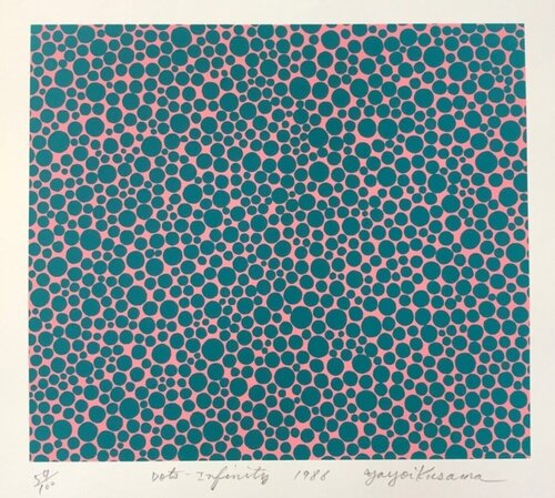 Dots Infinity van Yayoi Kusama, Afdruk te koop op Singulart