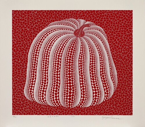 Red Coloured Pumpkin van Yayoi Kusama, Afdruk te koop op Singulart