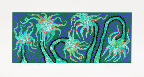 Night Flowers (B) van Yayoi Kusama, Afdruk te koop op Singulart