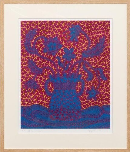 Flowers (4) (Signed and Framed) di Yayoi Kusama, Stampa in vendita su Singulart