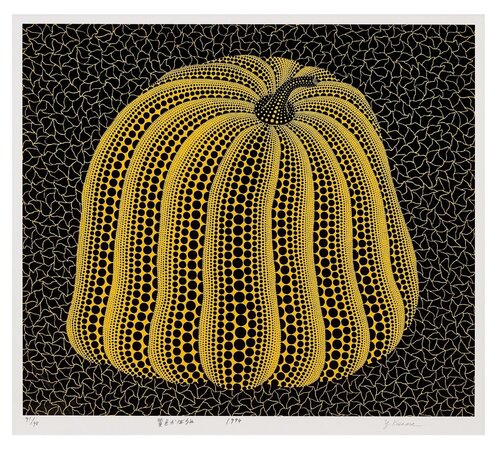 Yellow Colored Pumpkin par Yayoi Kusama, Édition en vente sur Singulart