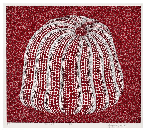 Red Colored Pumpkin par Yayoi Kusama, Édition en vente sur Singulart