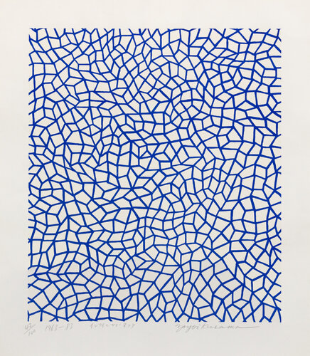 Infinity Net (Blue) (K. 26) par Yayoi Kusama, Édition en vente sur Singulart