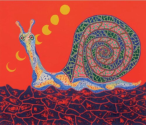Snail par Yayoi Kusama, Édition en vente sur Singulart