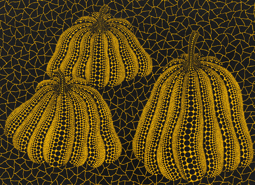 Three Pumpkins (Kusama 186) par Yayoi Kusama, Édition en vente sur Singulart