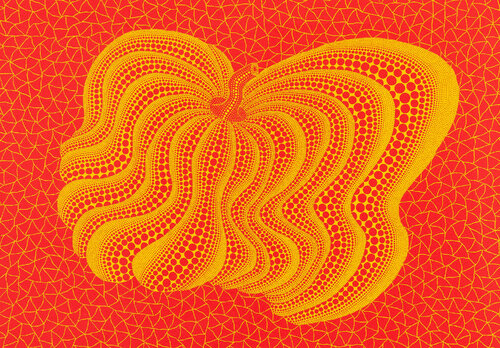 Dancing Pumpkin (YOR) (Kusama 321) par Yayoi Kusama, Édition en vente sur Singulart