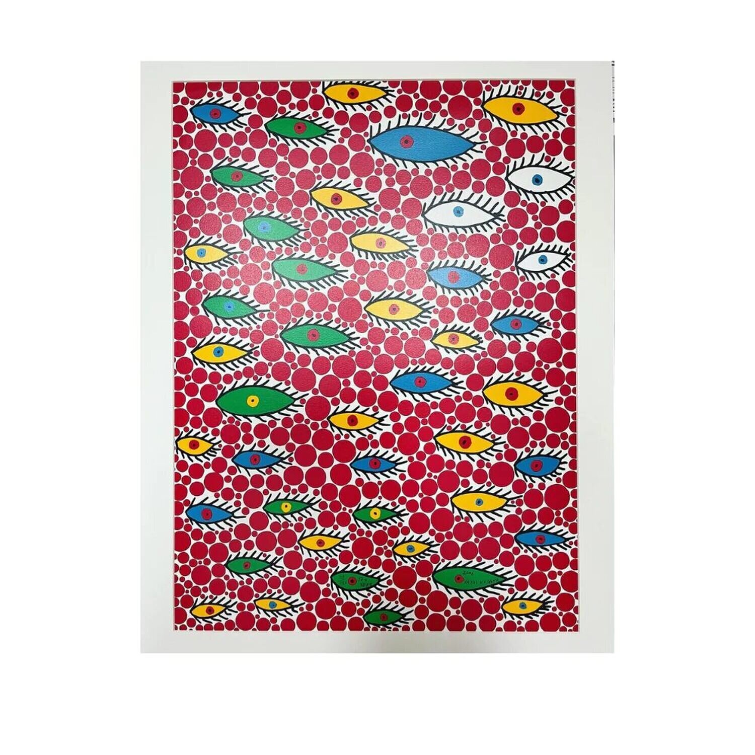 Eyes Flying in the Sky Yayoi Kusama Druck zu verkaufen