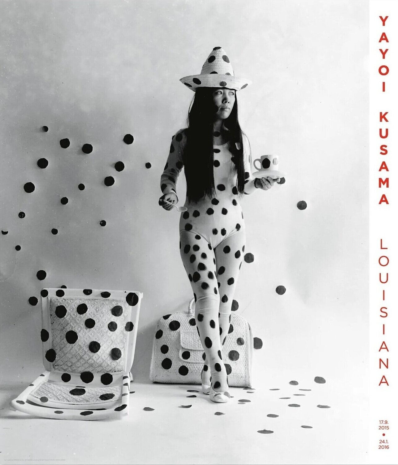 Self-obliteration by dots (1968) Yayoi Kusama Stampa in vendita