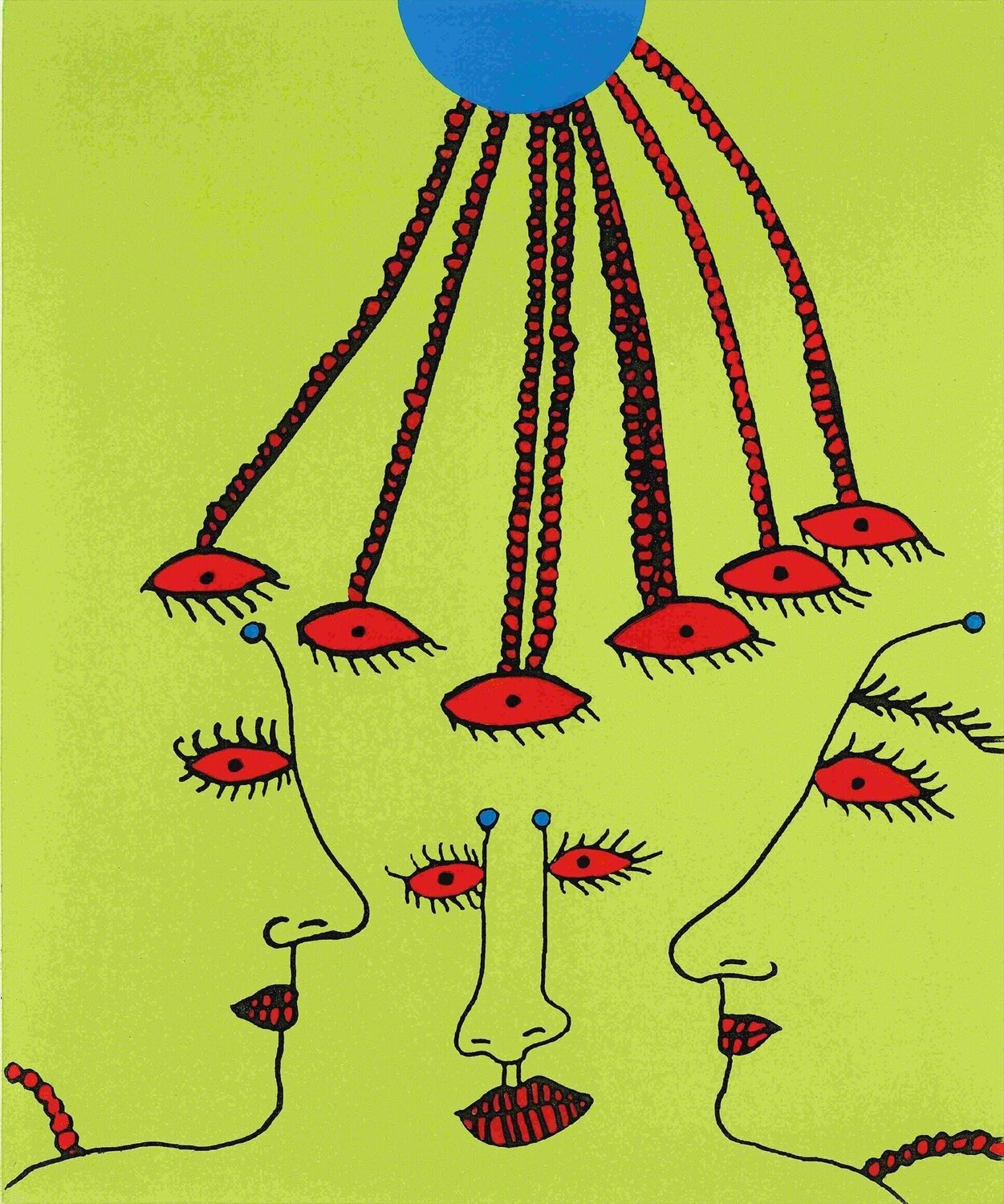 Reflecting in the Field of Love Yayoi Kusama Druck zu verkaufen