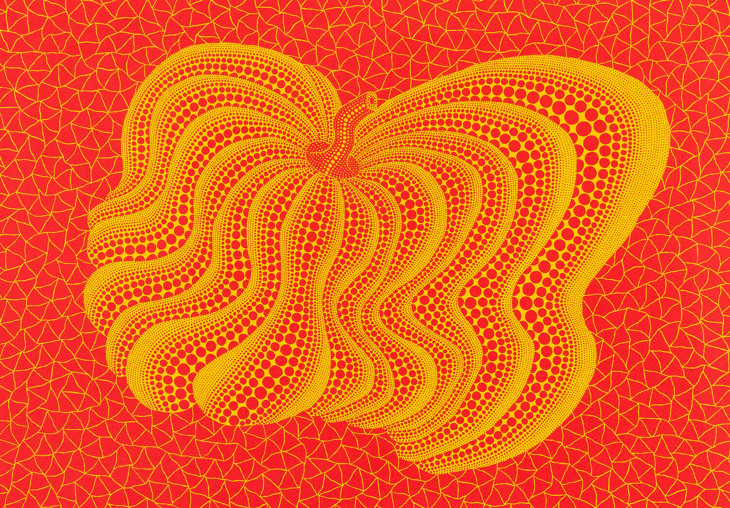 Dancing Pumpkin (YOR) (Kusama 321) Yayoi Kusama Stampa in vendita