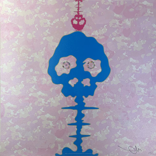 Time Bokan-Camouflage pink di Takashi Murakami, Stampa in vendita su Singulart