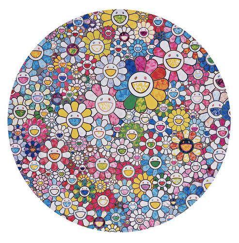 Happy × A Trillion Times: Flower van Takashi Murakami, Afdruk te koop op Singulart