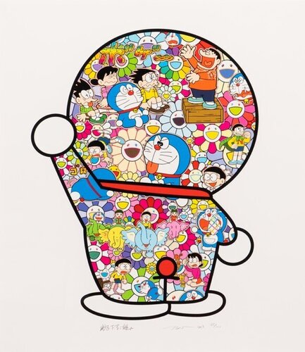 TAKASHI MURAKAMI - Doraemon's Daily Life (1000 Edition) (Signed) van Takashi Murakami, Afdruk te koop op Singulart