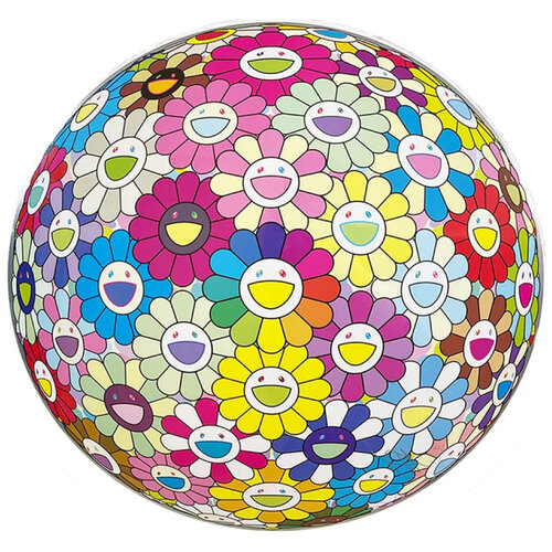 BURYING MY FACE IN THE FIELD OF FLOWER van Takashi Murakami, Afdruk te koop op Singulart
