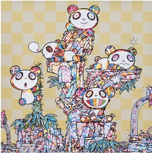 Pandas Panda Cubs Pandas van Takashi Murakami, Afdruk te koop op Singulart