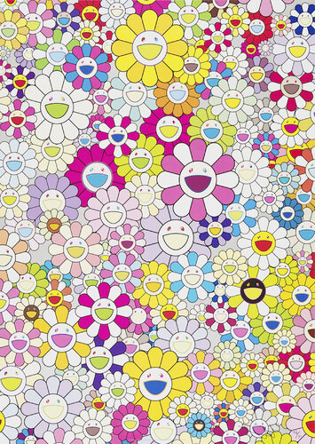 An Homage to Yves Klein, Multicolor van Takashi Murakami, Afdruk te koop op Singulart