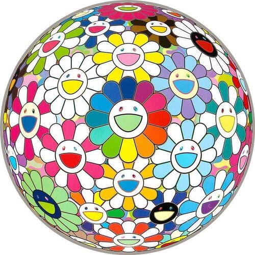 Flowerball: Want to Hold You van Takashi Murakami, Afdruk te koop op Singulart