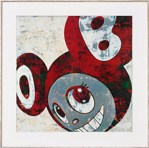 And then, and then, and then (Rust Red 1) van Takashi Murakami, Afdruk te koop op Singulart