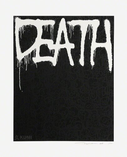 Death Black van Takashi Murakami, Afdruk te koop op Singulart