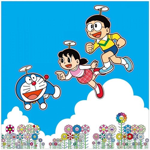 YOU CAN GO ANYWHERE! SUCH A BLUE SKY van Takashi Murakami, Afdruk te koop op Singulart