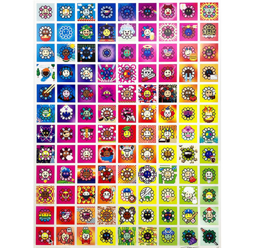 108 Bonnō MURAKAMI.FLOWERS van Takashi Murakami, Afdruk te koop op Singulart