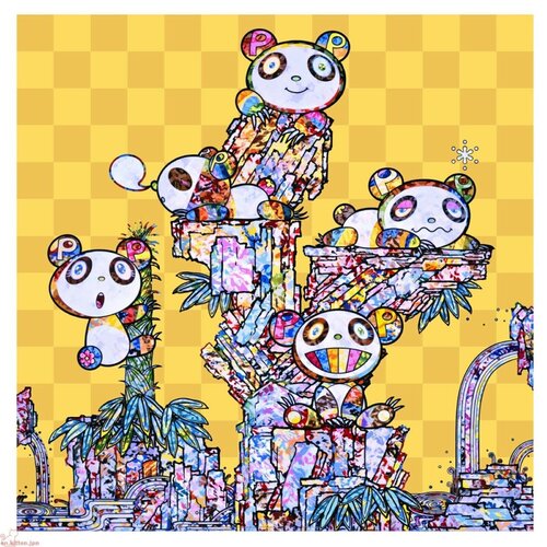 Pandas panda Cubs Pands van Takashi Murakami, Afdruk te koop op Singulart