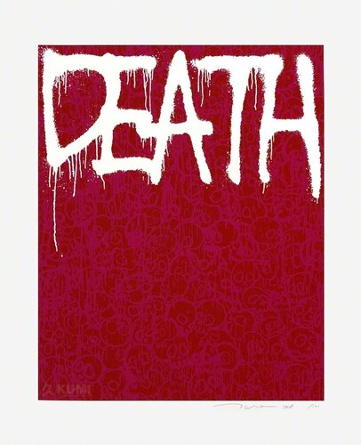 Death Pink van Takashi Murakami, Afdruk te koop op Singulart