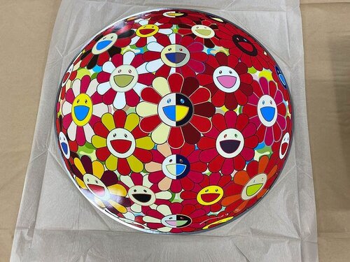 Flowerball Red (3D) The Magic Flute van Takashi Murakami, Afdruk te koop op Singulart
