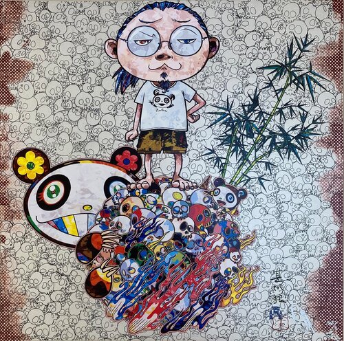Panda Family and Me van Takashi Murakami, Afdruk te koop op Singulart