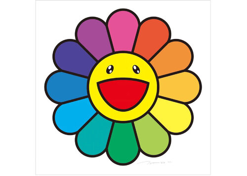 SMILE ON, RAINBOW FLOWER! van Takashi Murakami, Afdruk te koop op Singulart