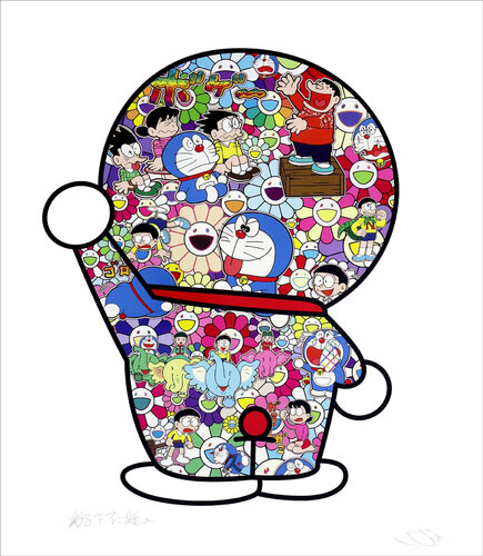 Doraemon: Doraemon’s Daily Life Lithograph di Takashi Murakami, Stampa in vendita su Singulart