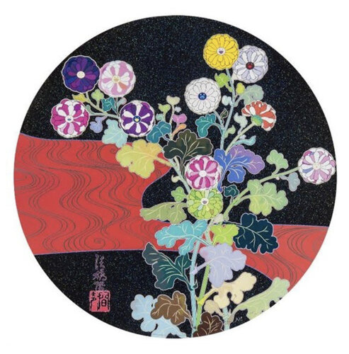 Kensei Korin Red Stream di Takashi Murakami, Stampa in vendita su Singulart