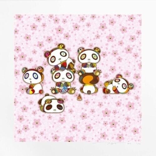 Baby Pandas Cuddling Yay di Takashi Murakami, Stampa in vendita su Singulart