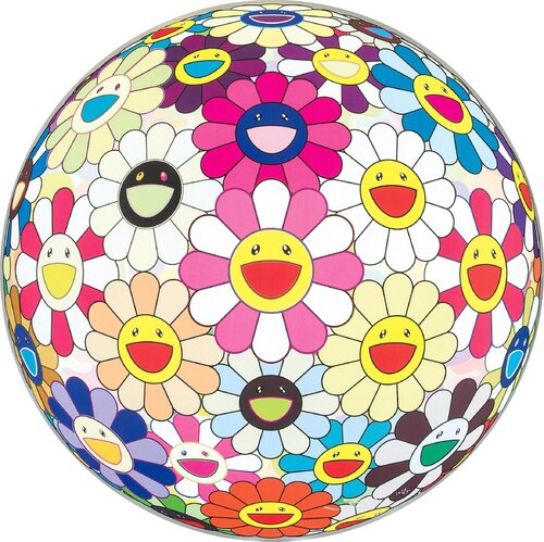 Flowerball Pink di Takashi Murakami, Stampa in vendita su Singulart