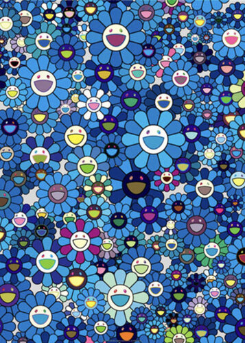 An Homage to IKB, 1957 di Takashi Murakami, Stampa in vendita su Singulart