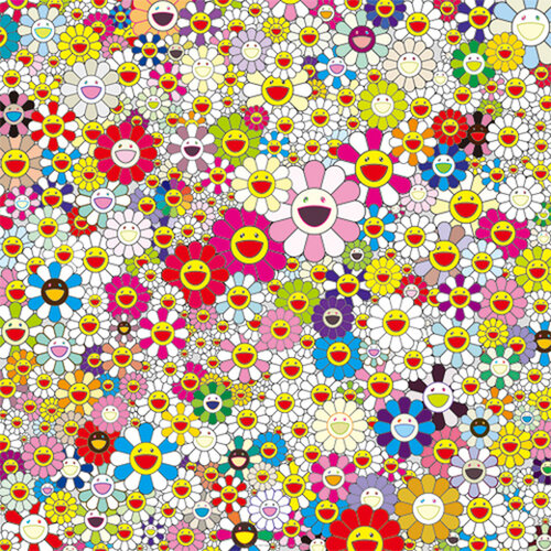 Flowers In Heaven di Takashi Murakami, Stampa in vendita su Singulart