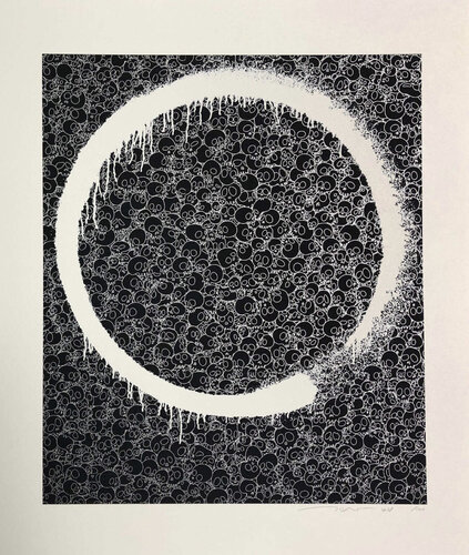 Facing the Pitch-black Void van Takashi Murakami, Afdruk te koop op Singulart