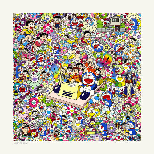 On an Endless Journey on a Time Machine with the Author Fujiko F. Fujio! van Takashi Murakami, Afdruk te koop op Singulart