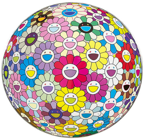 Flowerball: Colorful, Miracle, Sparkle van Takashi Murakami, Afdruk te koop op Singulart