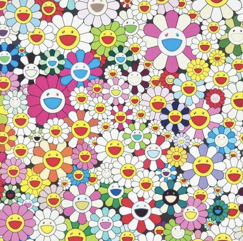 Maiden in the Yellow Straw Hat van Takashi Murakami, Afdruk te koop op Singulart