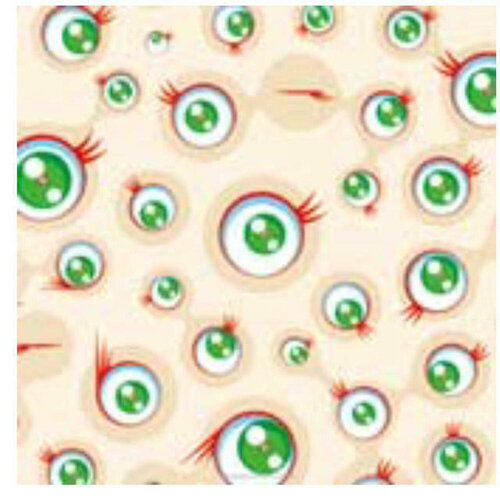 Jellyfish Eyes Cream van Takashi Murakami, Afdruk te koop op Singulart