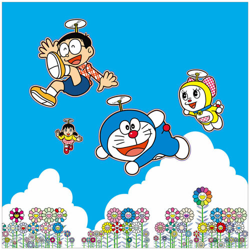 Doraemon: So Much Fun, Under the Blue Sky van Takashi Murakami, Afdruk te koop op Singulart