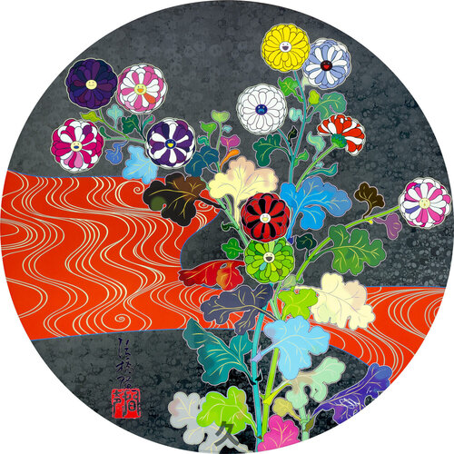 Flowers Blooming in the Isle of the Dead par Takashi Murakami, Édition en vente sur Singulart